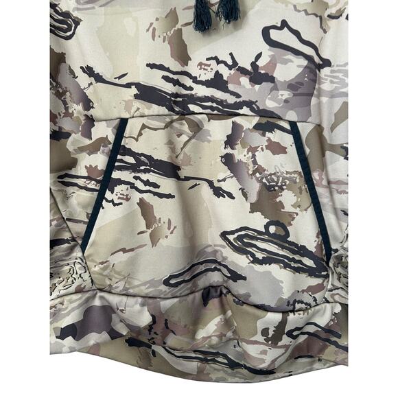 Under Armour Hoodie Mens Size M Brown Camo Sweatshirt Athleisure Outdoor Hunting - Picture 3 of 10